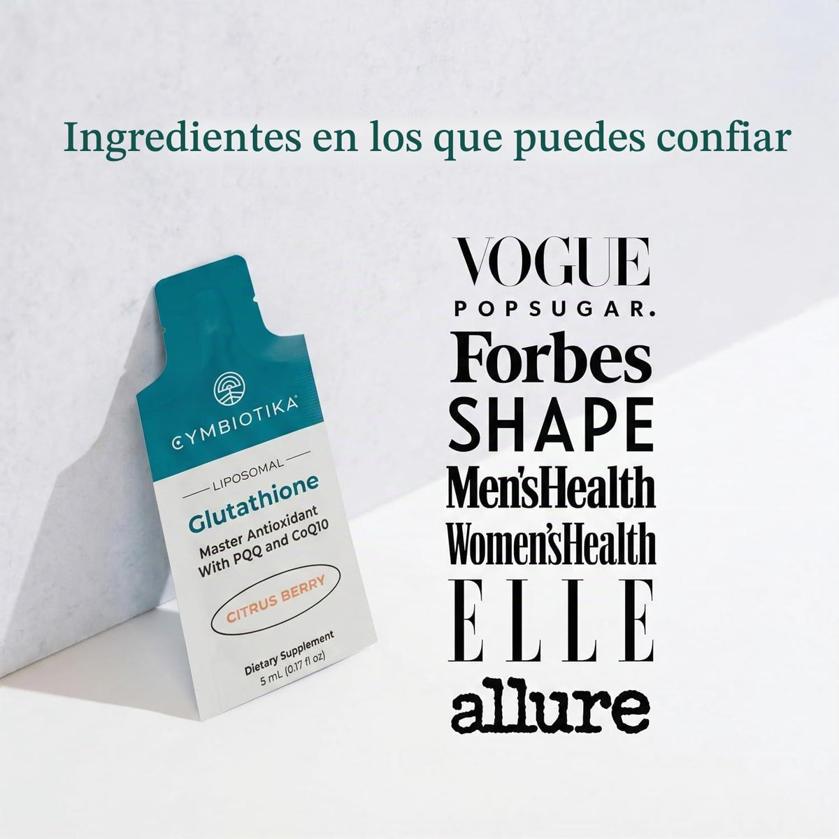 CYMBIOTIKA Suplemento de glutatión liposomal