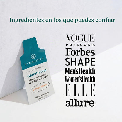 CYMBIOTIKA Suplemento de glutatión liposomal