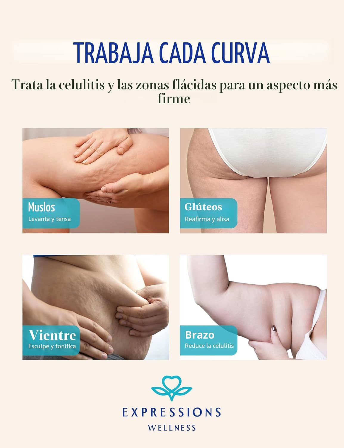Cryo Thermo - Crema tensora de celulitis para el cuerpo