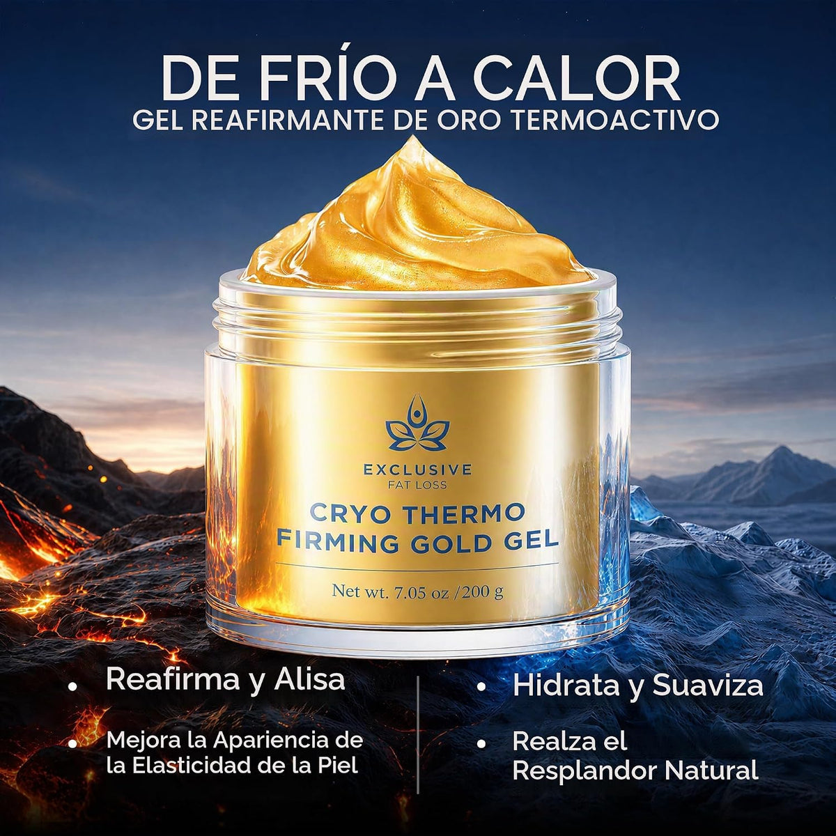 Cryo Thermo - Crema tensora de celulitis para el cuerpo